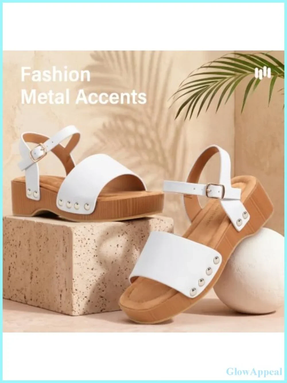 Girls Wooden Platform Wedge Sandals Buckle Strap Dress Shoes